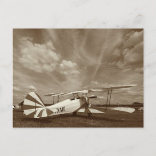 Antique Fighter Aeroplane Biplane Dreamer Postcard