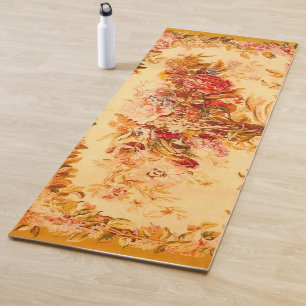 Antique Floral Bouquet Yoga Mat