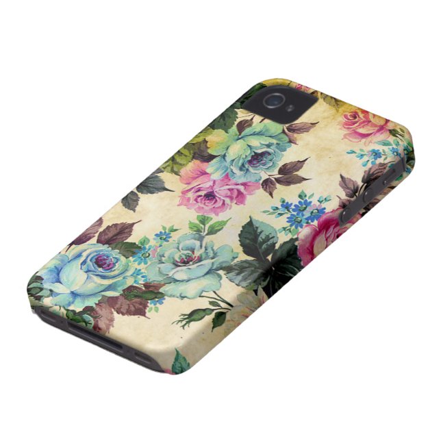 Antique Floral Case-Mate iPhone 4 Case (Bottom)