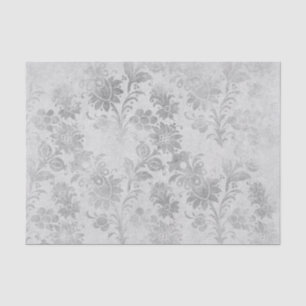 Antique Floral Damask Tissue Paper