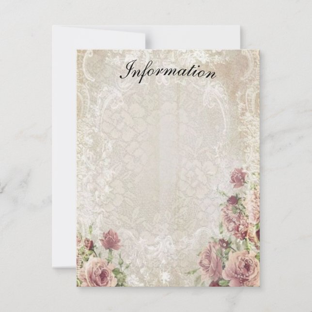 Antique Floral Details Card (Front)