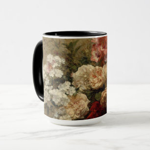 Antique Floral Floral Art Painting Gift Mug