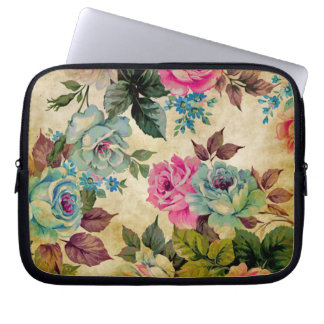 Antique Floral Laptop Sleeve