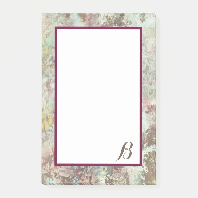 Antique Floral Victoria Old World  Design Post-it Notes (Front)