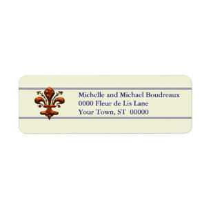 Antique Florence Style Fleur de Lis