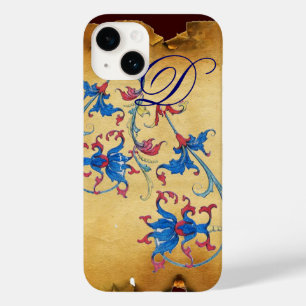ANTIQUE FLORENTINE FLORAL MOTIFS MONOGRAM Case-Mate iPhone 14 CASE