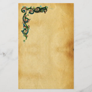 ANTIQUE FLORENTINE PARCHMENT STATIONERY
