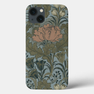 Antique Flower Morris Garden Floral Wallpaper iPhone 13 Case