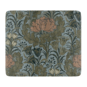 Antique Flower Morris Garden Floral Wallpaper Cutting Board