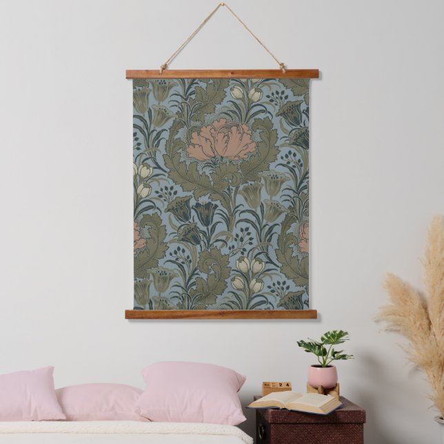Antique Flower Morris Garden Floral Wallpaper Hanging Tapestry (Bedroom)