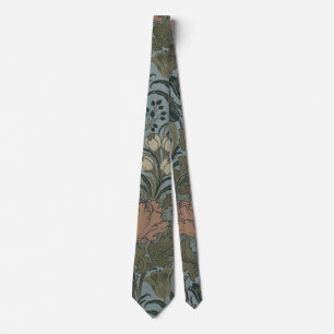 Antique Flower Morris Garden Floral Wallpaper Tie