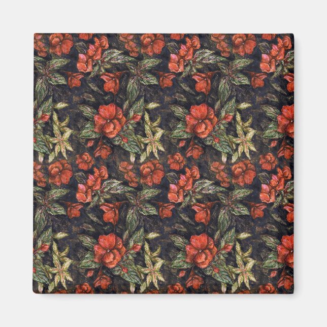 Antique Flowers by Alexandra Cook aka Linandara Magnet (Front)