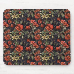 Antique Flowers by Alexandra Cook aka Linandara Mouse Mat