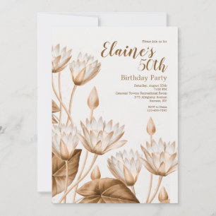 Antique Flowers Invitation