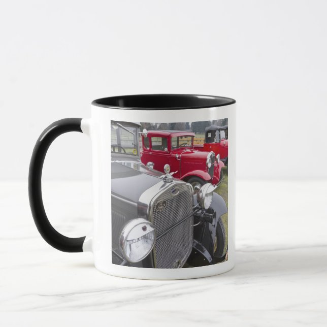 Antique Ford automobiles Mug (Left)