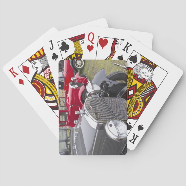 Antique Ford automobiles Playing Cards (Back)