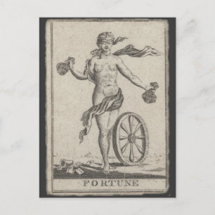 Antique Fortune Telling Tarot Postcard
