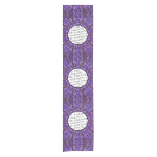 Antique Frame III + your image & backgr. Short Table Runner