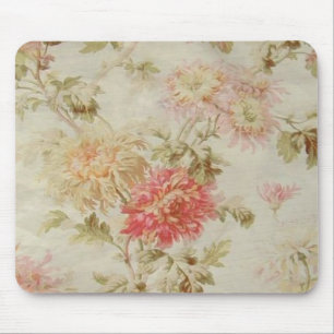 Antique French Floral Toile Mouse Mat