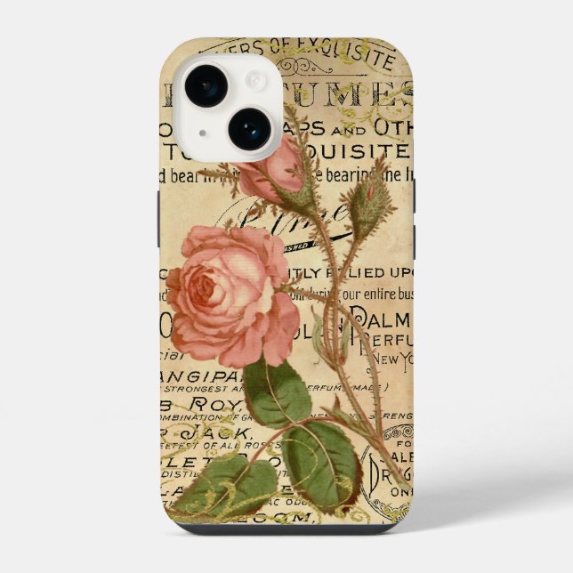 Antique French Roses iPhone Case (Back)