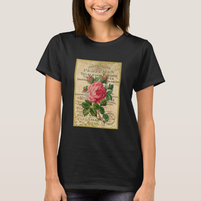 Antique French Roses T-Shirt (Front)