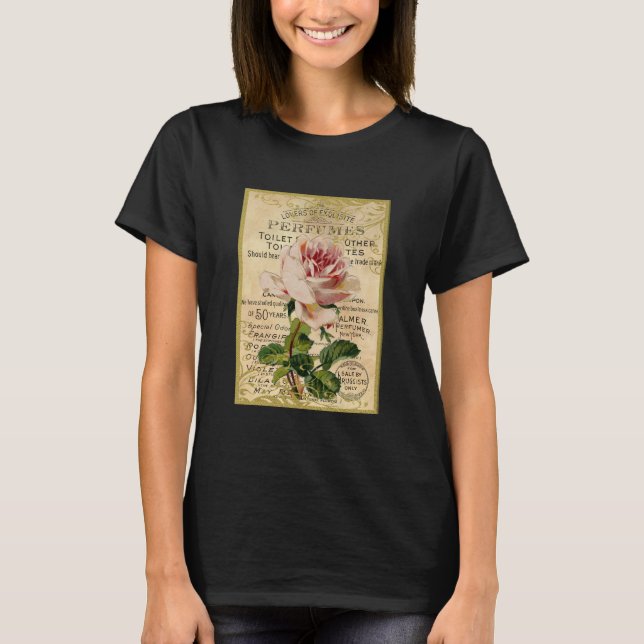 Antique French Roses T-Shirt (Front)