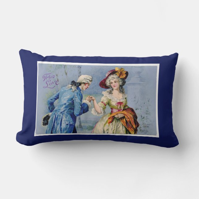 Antique French True Love Pillow (Front)