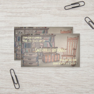 Antique Furniture Store Business Card