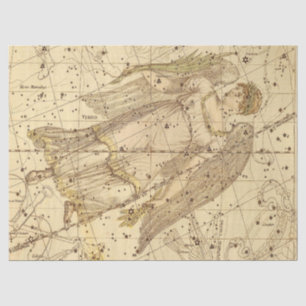 Antique Galaxy Map Series Design 9 Tissue Paper