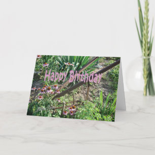 antique garden cultivator -personalise card