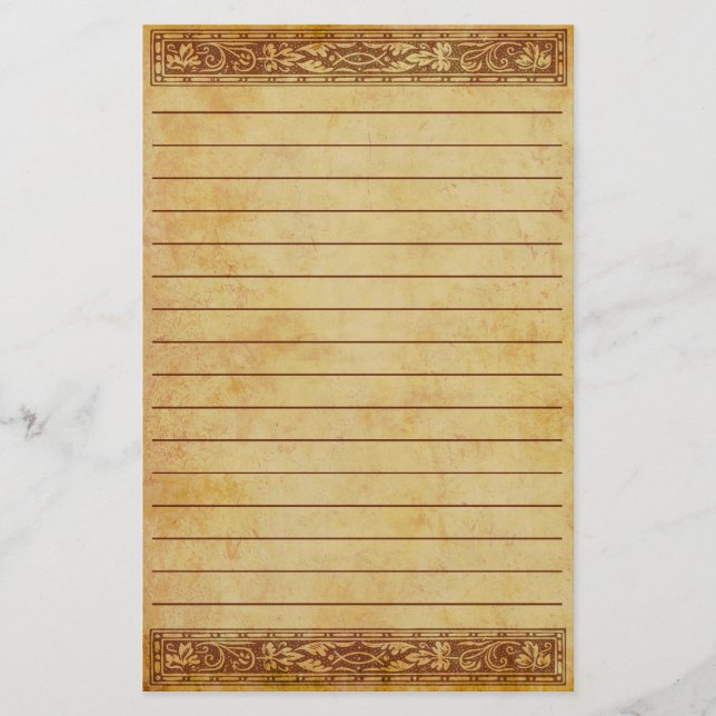 Antique Garden Stationery (Front)