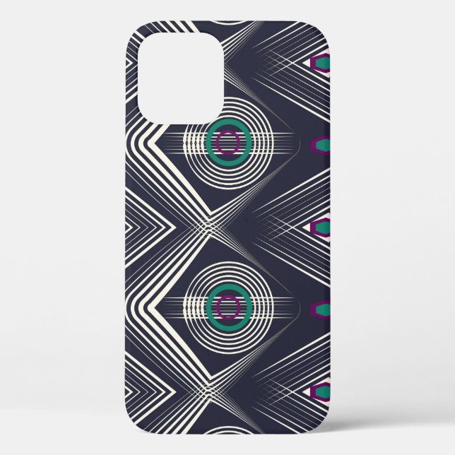 Antique Geometric Ornament, Stylish Texture. Case-Mate iPhone Case (Back)