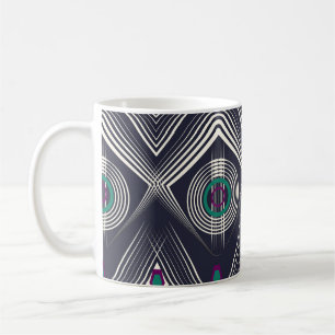 Antique Geometric Ornament, Stylish Texture. Coffee Mug