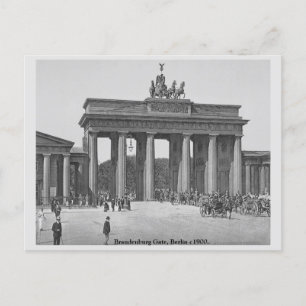 Antique Germany Brandenburg Gate c1900 Berlin Postcard
