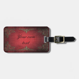 Antique Glamour Luggage Tag