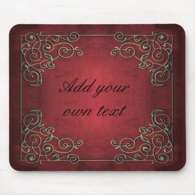 Antique Glamour Mouse Mat (Front)
