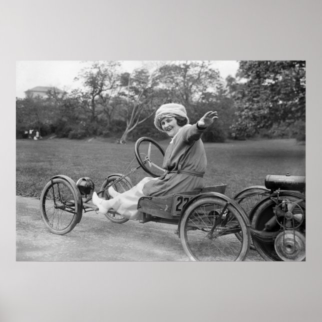 Antique Go Cart, early 1900s Poster (Front)