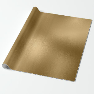 Antique Gold Foil Style 41 Wrapping Paper Roll