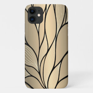 Antique Gold Leave Pattern iPhone 11 Case
