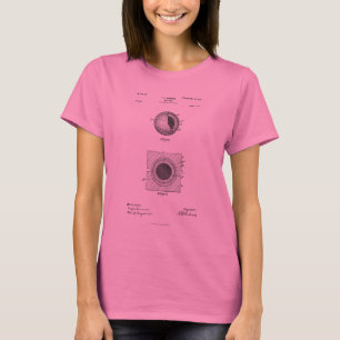 Antique Golf Ball 1902, Patent Drawing T-Shirt