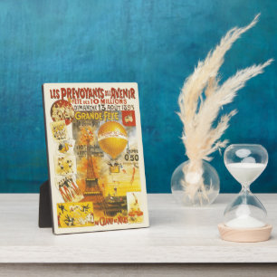 Antique Grand Fete Fair Paris Poster Plaque