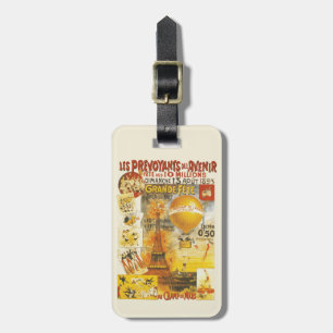 Antique Grand Fete Fair Poster Luggage Tag