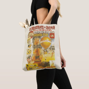 Antique Grand Fete Fair Poster Tote Bag