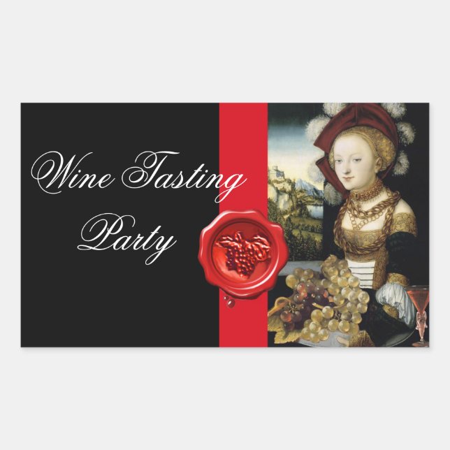 ANTIQUE GRAPE VINEYARD WINE TASTING PARTY WAX SEAL (Front)