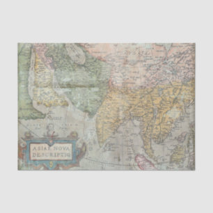 Antique Grunge Vintage Map Tissue Paper