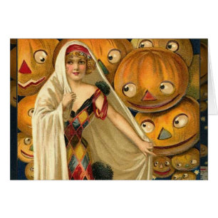 Antique Halloween Jack O Lantern 