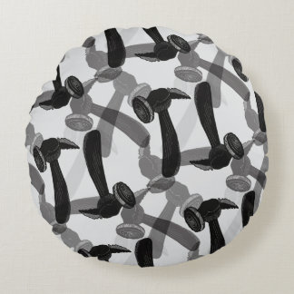 Antique Hammer Mancave Round Cushion