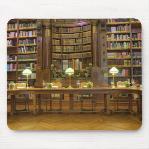 Antique Historical Library Mouse Mat