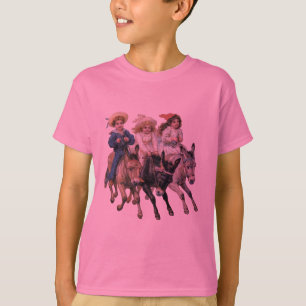 Antique horse pony children art T-Shirt