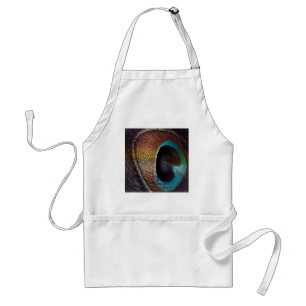 Antique Hues Peacock Feather Eye Standard Apron